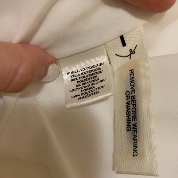 Ann Taylor Open Blazer White Size 6 Never Worn - Picture 4 of 5